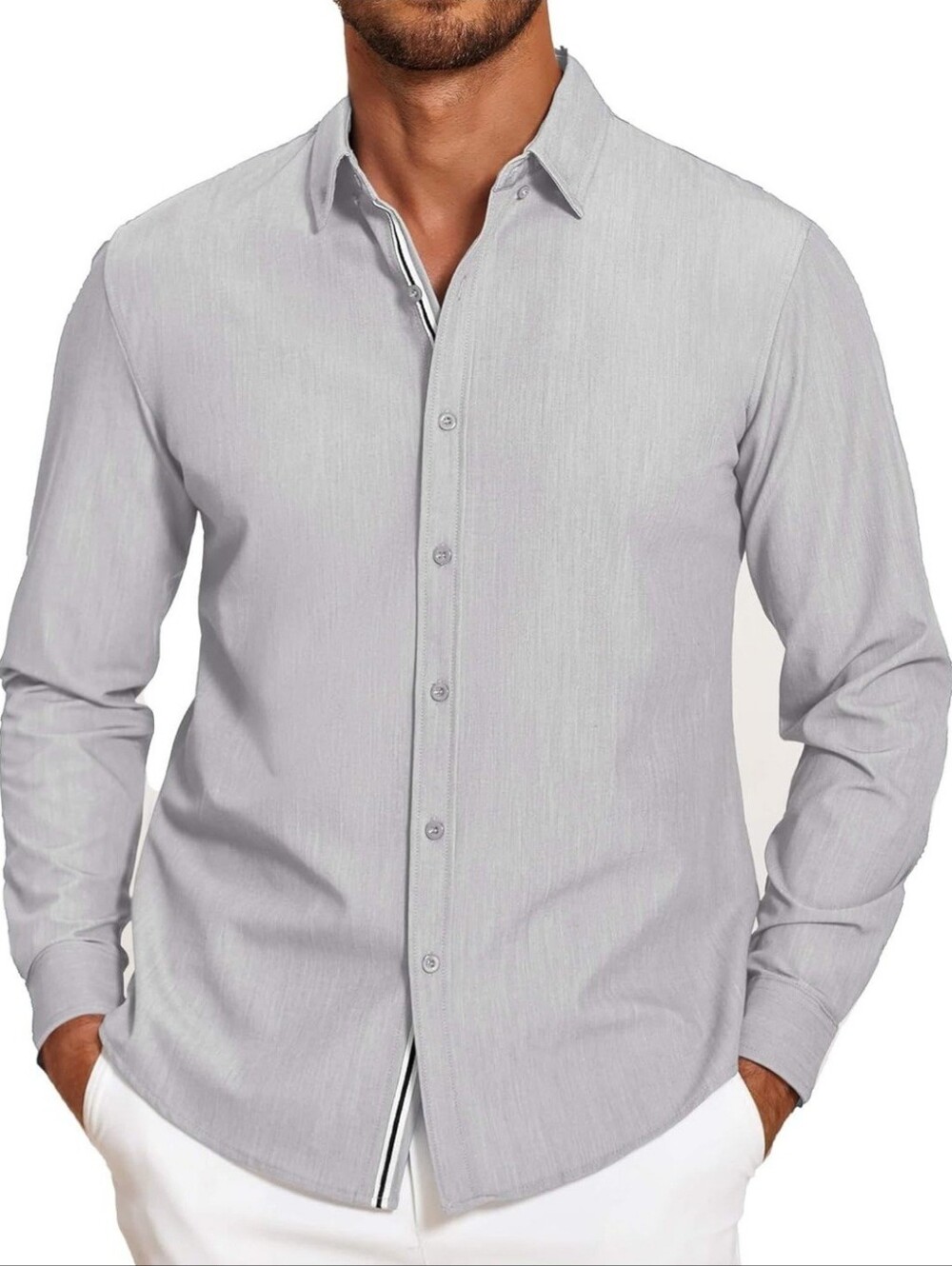 New Mens Coofandy Casual Button Down Shirt